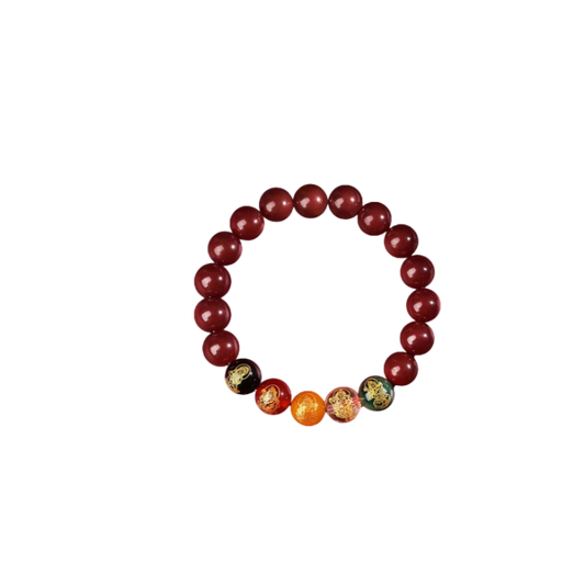 WuLu JinYe cinnabar bracelet - DaoByEnergy